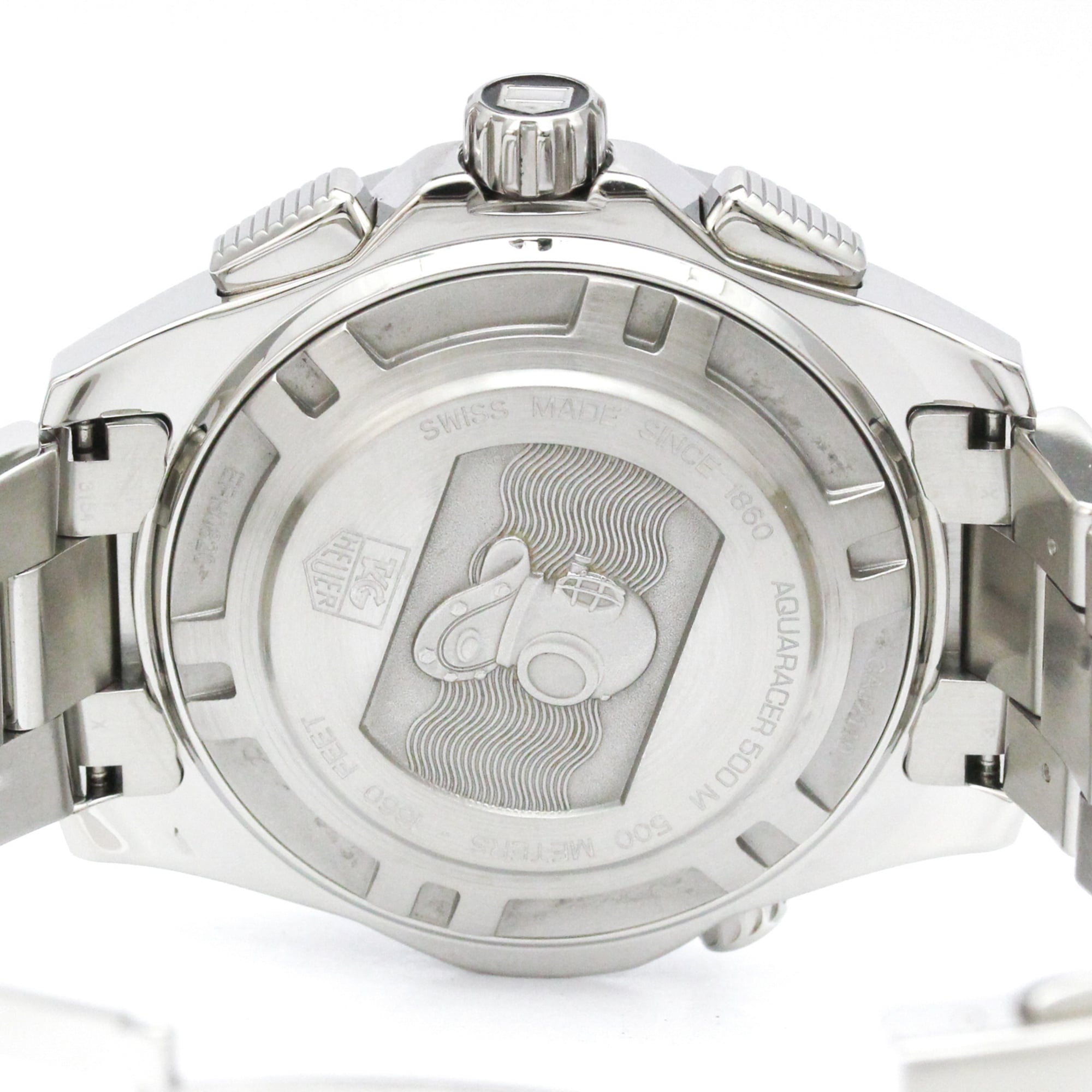TAG HEUER Aqua Racer Chronograph Automatic Mens Watch CAJ2110 Polished — Very Good