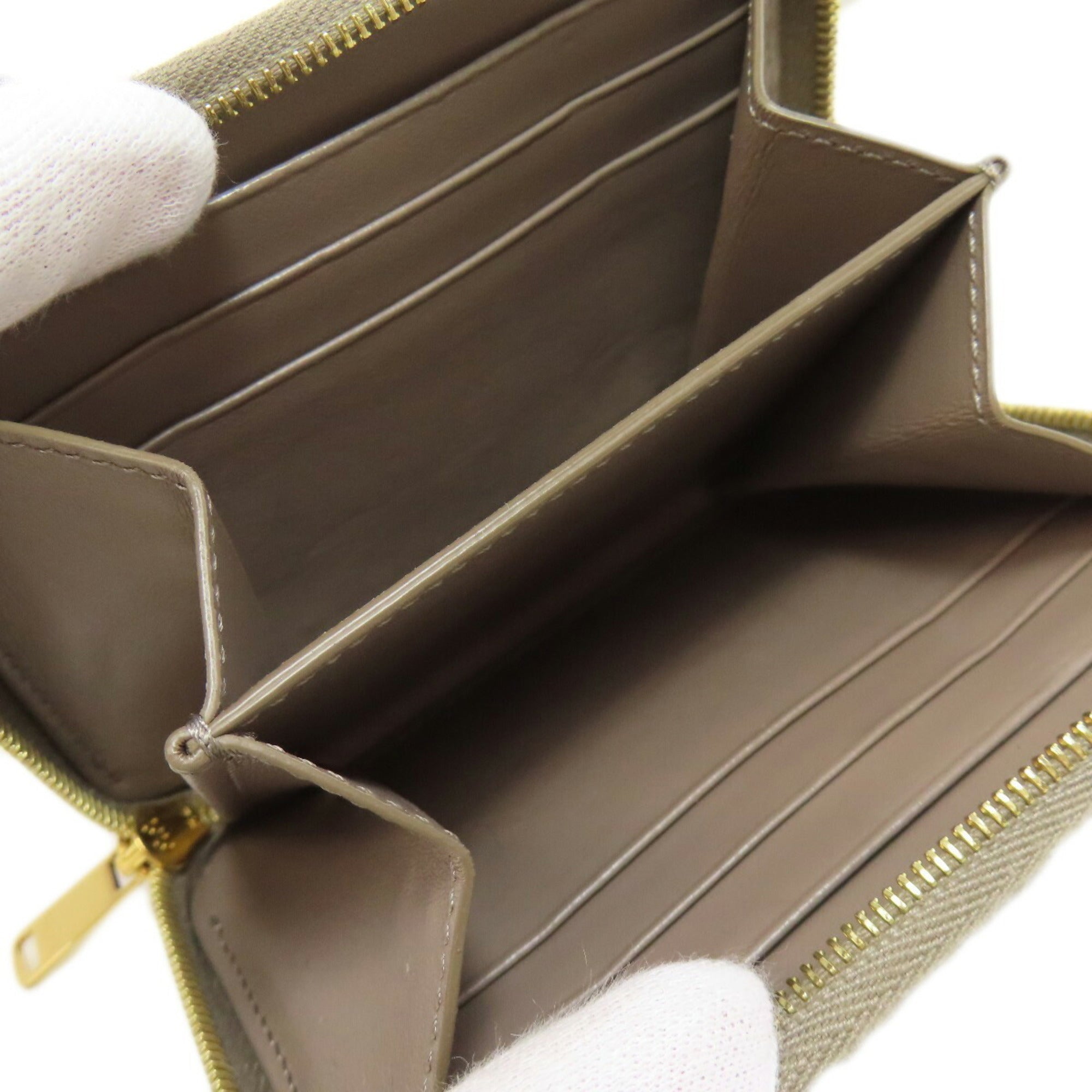 Celine Wallet/Coin Case Leather Women's