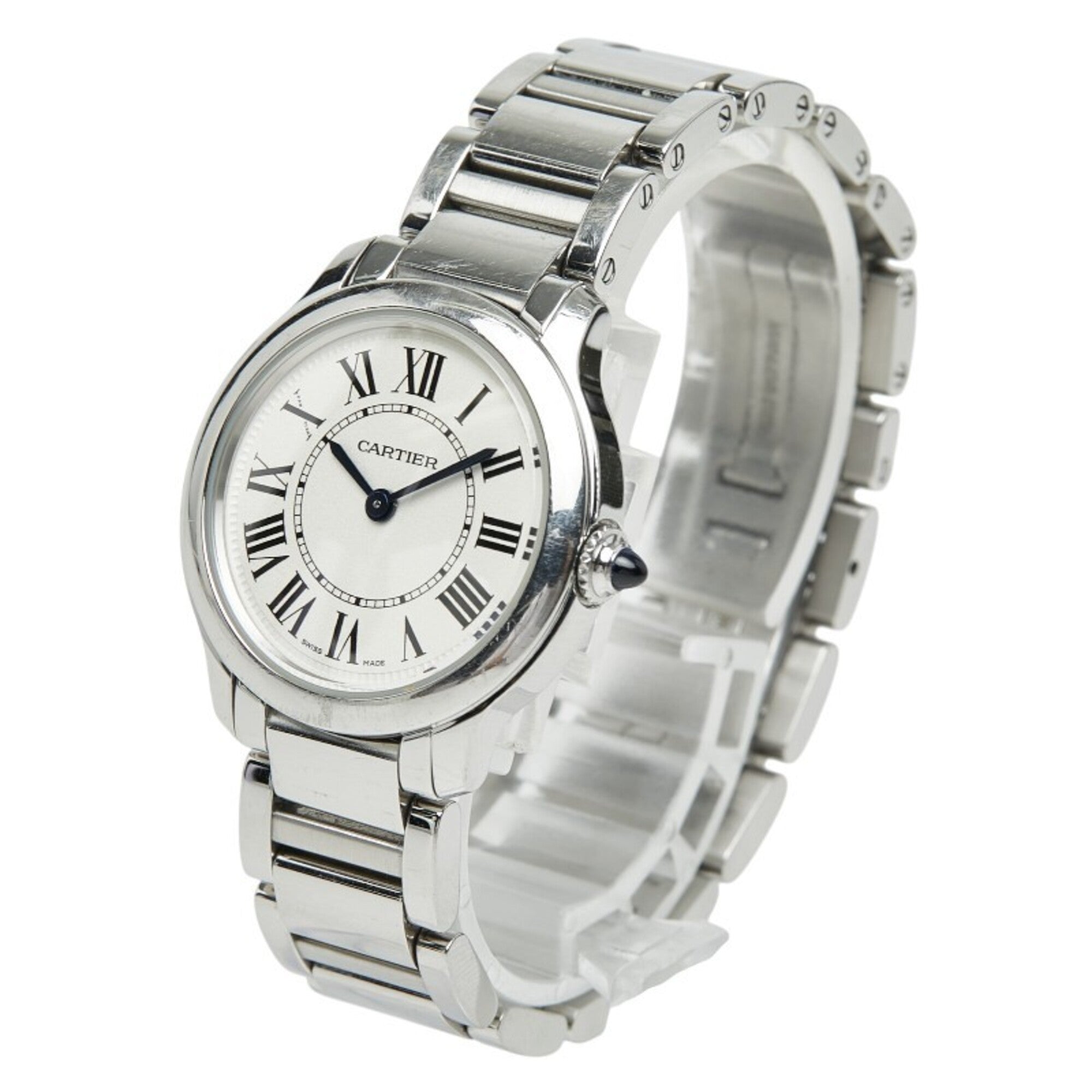 Cartier Ronde Must de Online Exclusive Watch WSRN0033 Quartz White Dial Stainless Steel Ladies CARTIER — Good