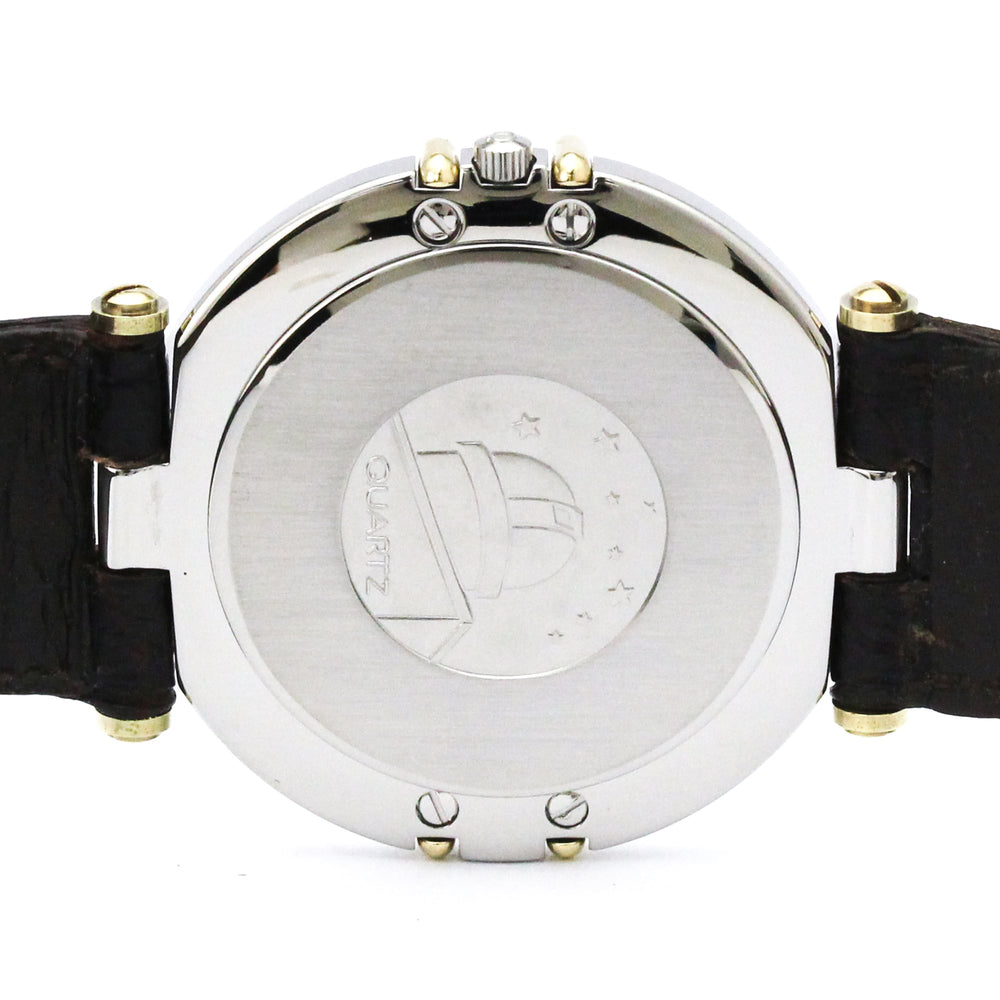 OMEGA Constellation Date 18K Gold Steel Mens Watch 196.0360 Polished — Very Good