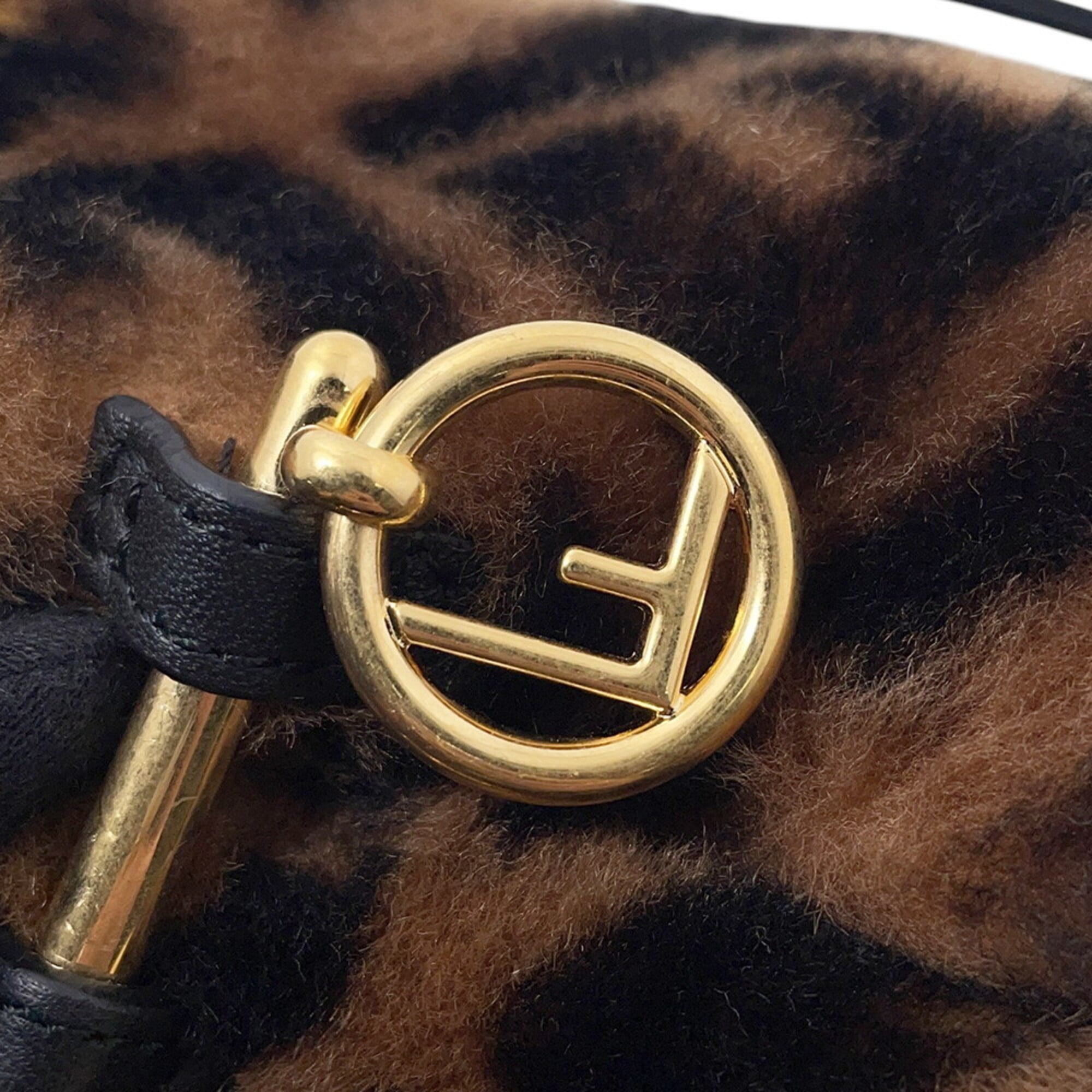 Fendi Shoulder Bag Montresor Mini Mouton 8BS010 FENDI Handbag 2-way — Like New
