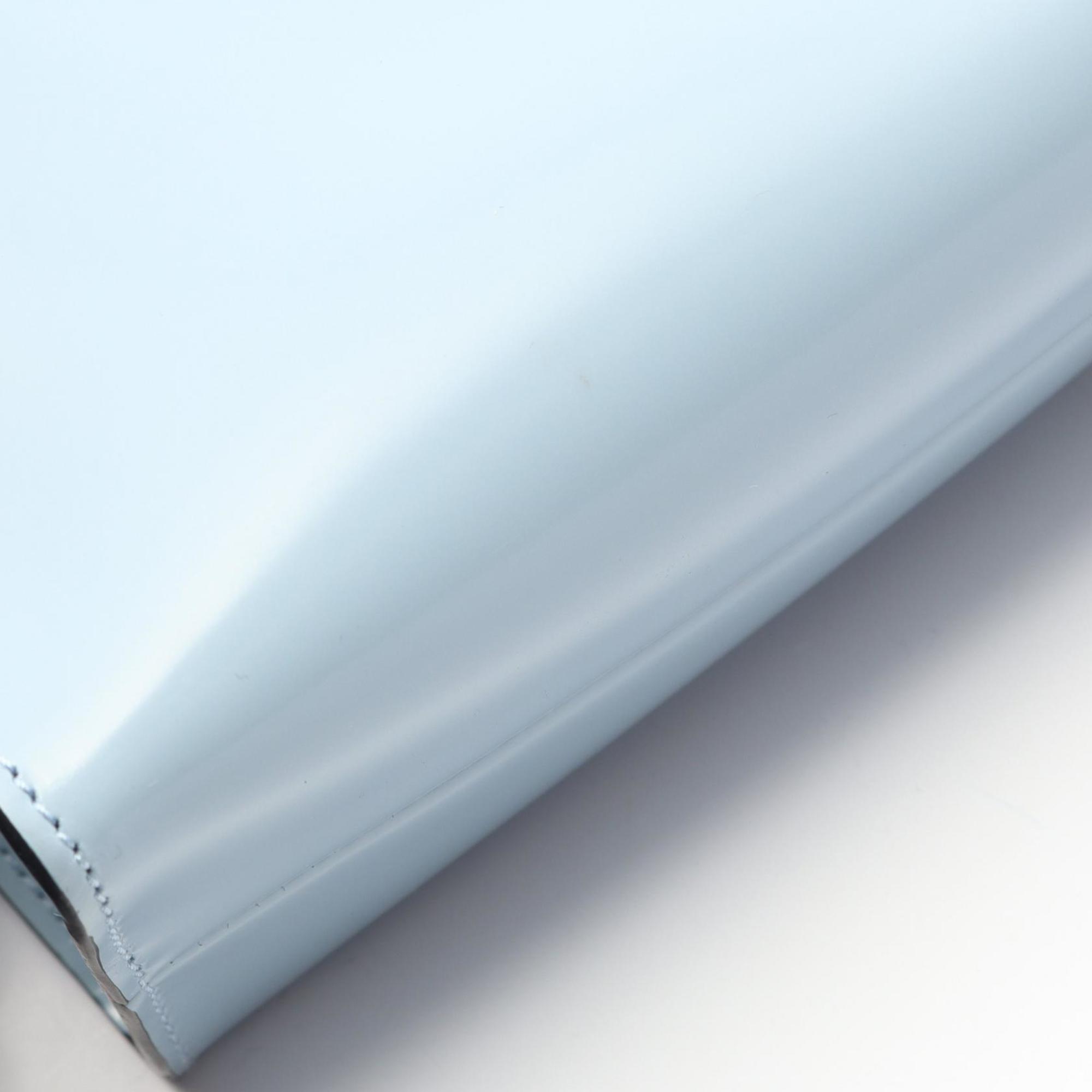 Prada Re-Edition 1995 SPAZZOLATO Leather Handbag, Women's, Blue, 1BA357