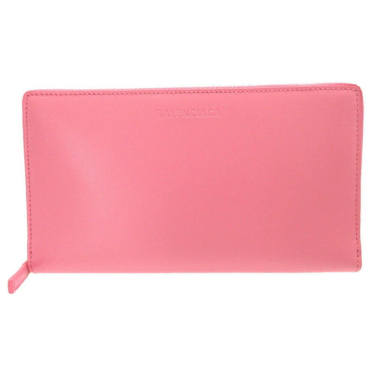 Balenciaga 664041 Women's Leather Coin Purse/coin Case Pink