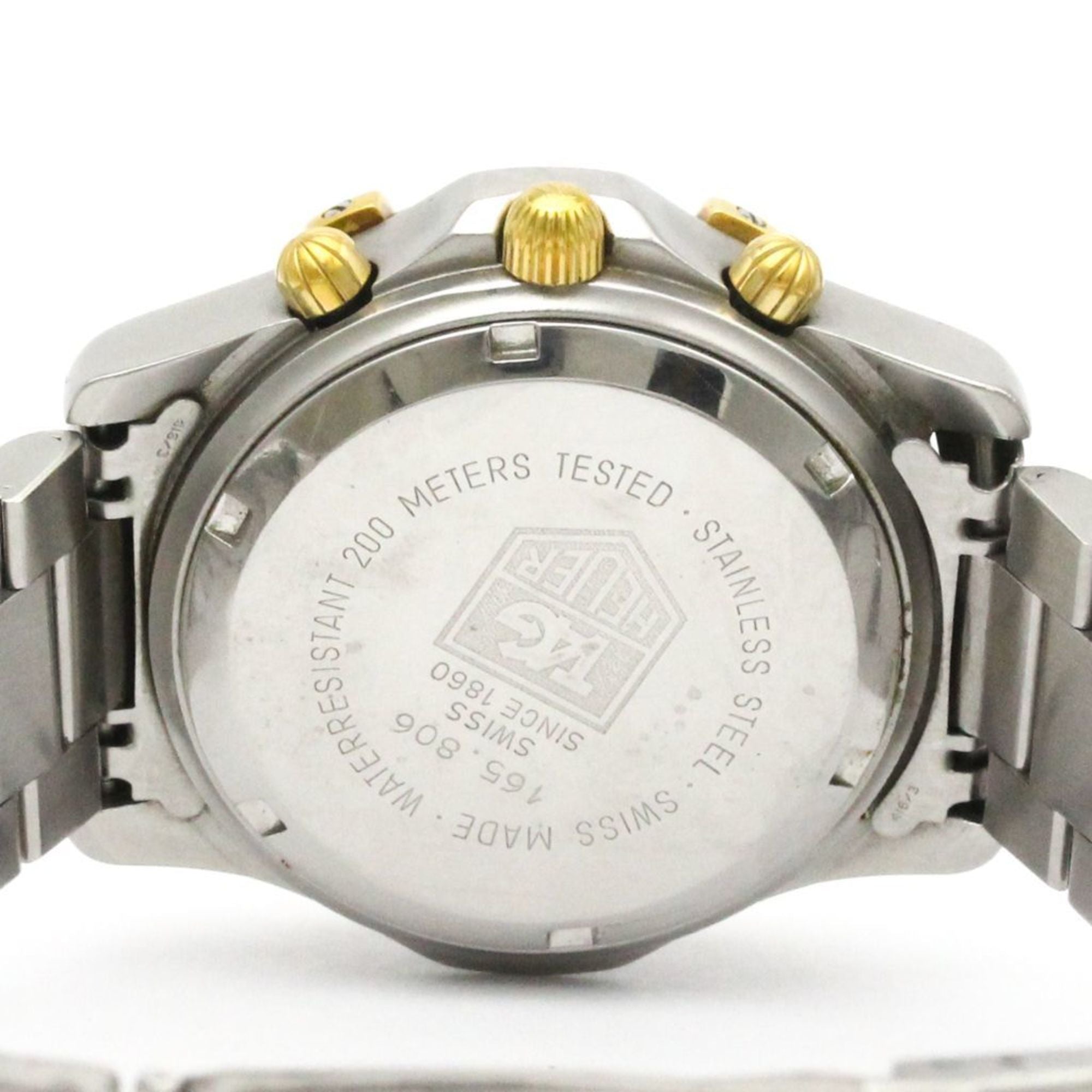 TAG HEUER 2000 Professional Chronograph Gold Plated Steel Watch 165.806 — Good