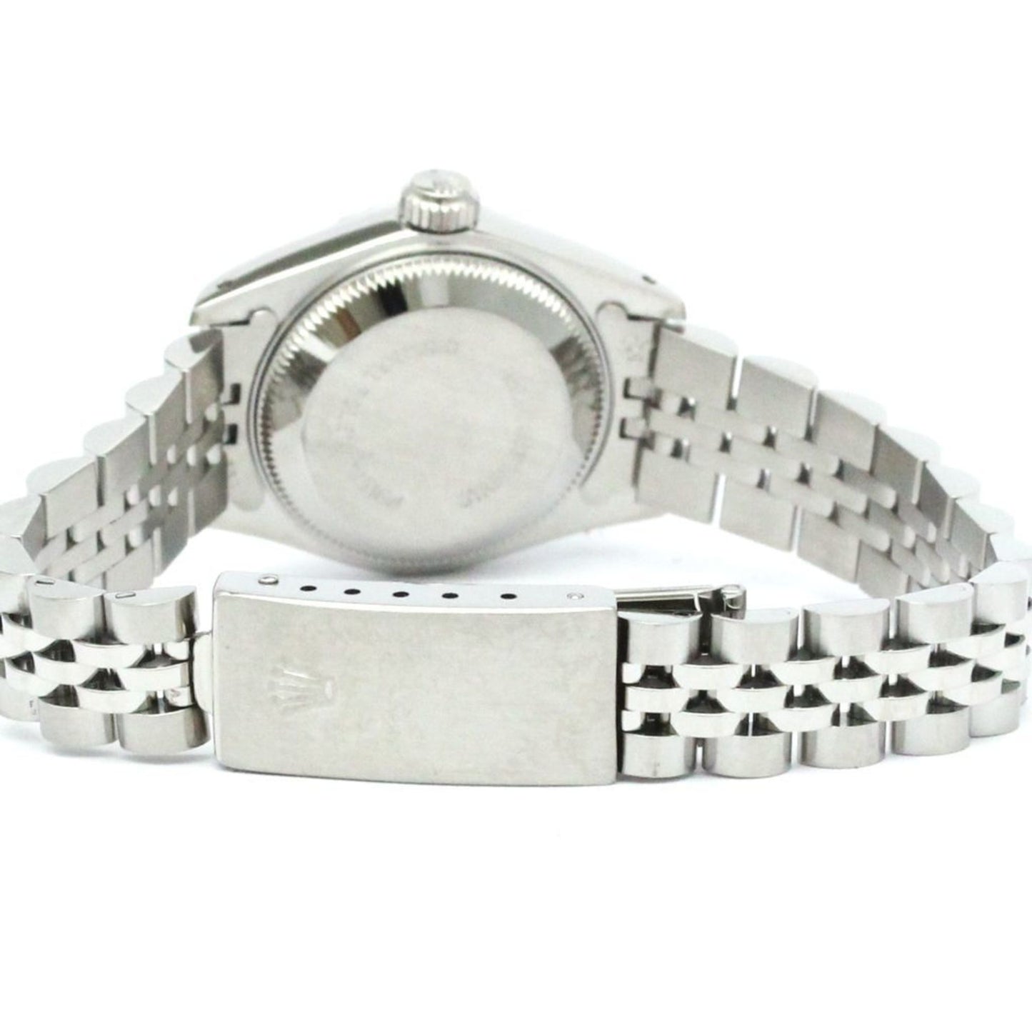 ROLEX Oyster Perpetual Date 69240 18K White Gold Steel Automatic Watch