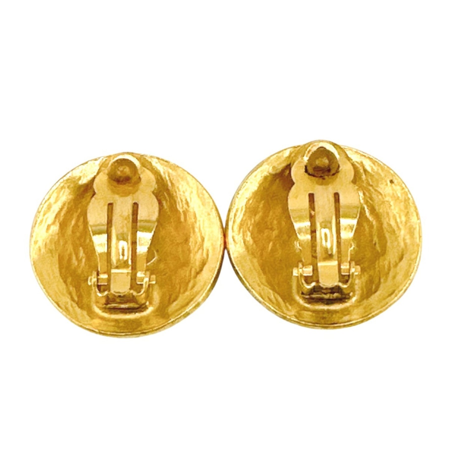 CHANEL Earrings Coco Mark Gold