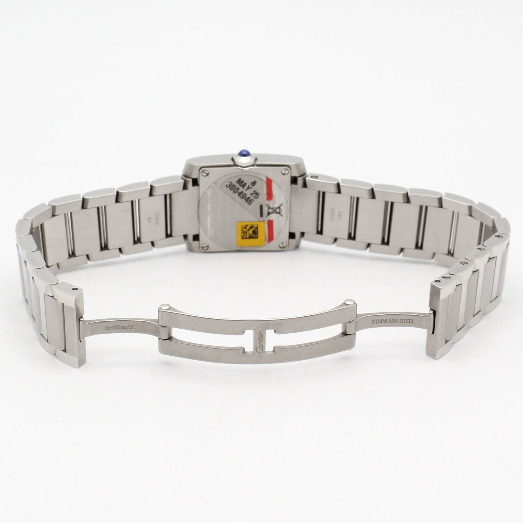 Cartier Tank Française SM Watch, Stainless Steel, Ladies, Silver Tone, WST0065 — Very Good