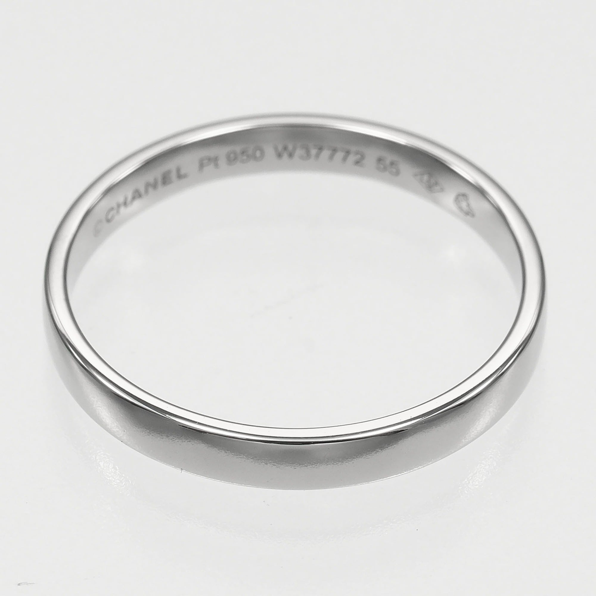 Chanel John Eternal Ring, Size 14, Platinum 950, Approx. 3.23g — Like New