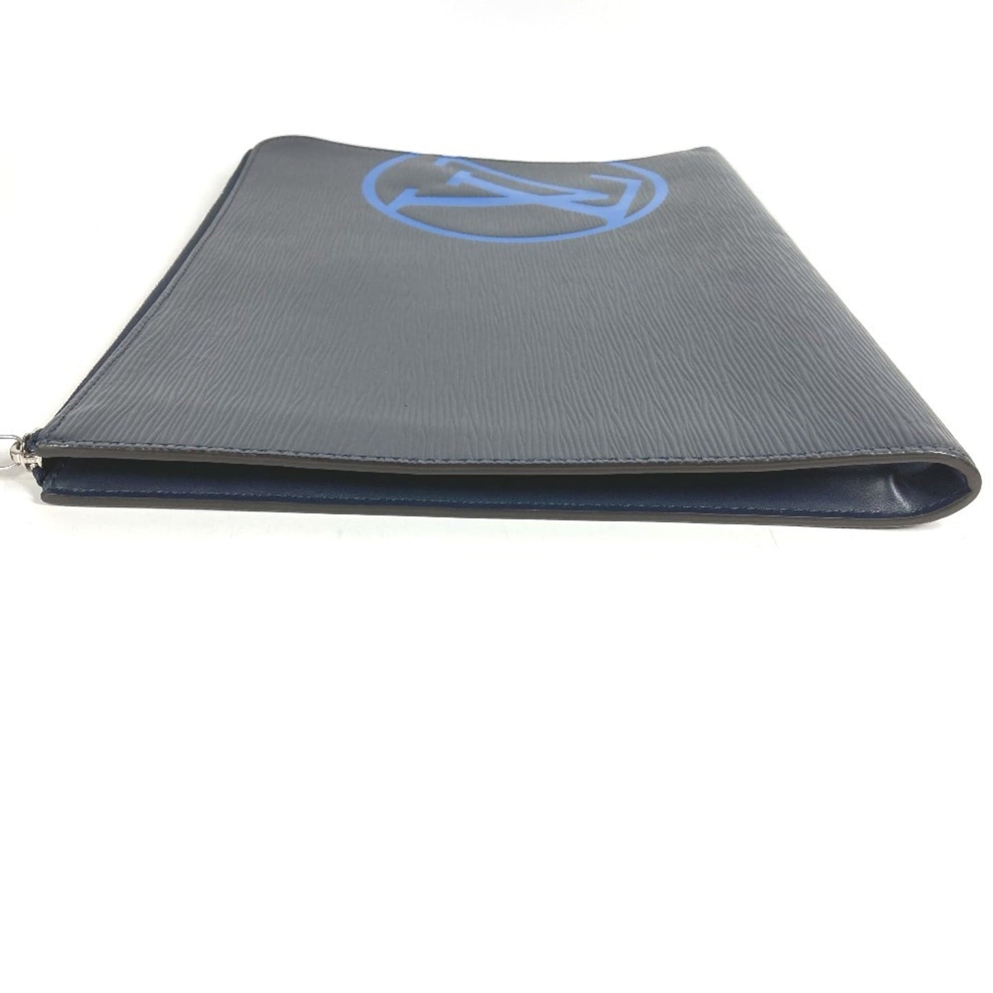 LOUIS VUITTON M68199 Epi Leather Pochette Jour GM. This GM bag features an L-shaped zipper and is a clutch in Leather. Available Blue Marine for men women.