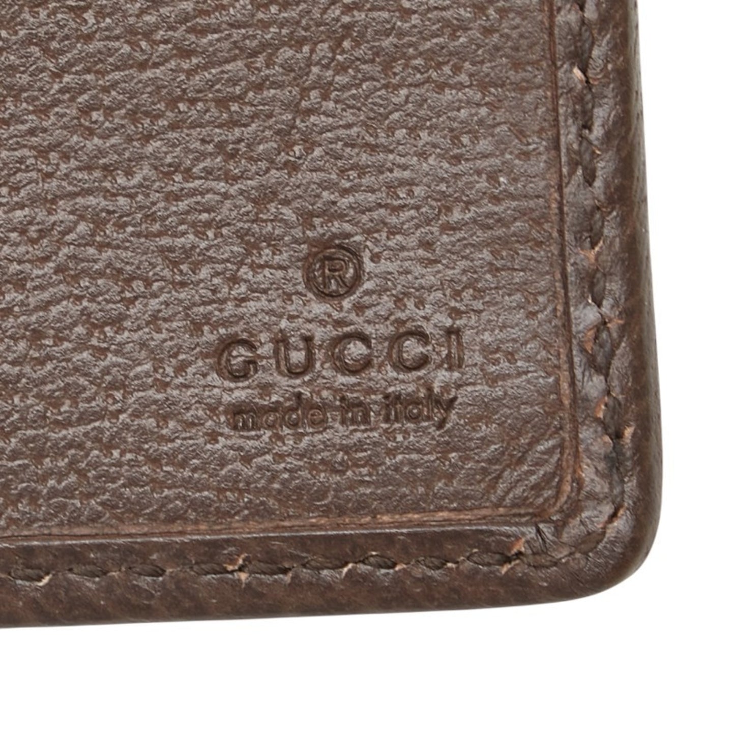 Gucci Jumbo GG Bifold Wallet 699308 Brown Canvas and Leather Women's GUCCI