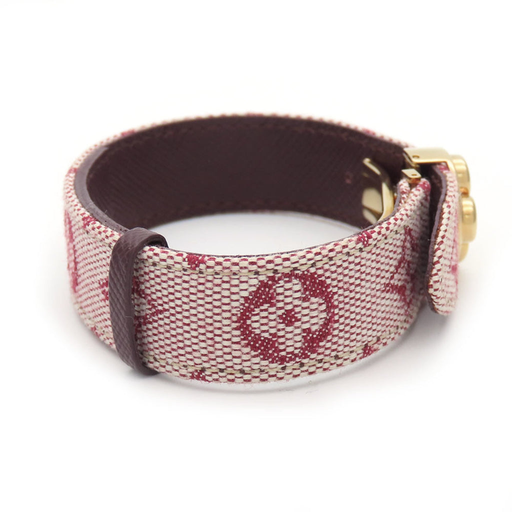 Louis Vuitton Bracelet Good Luck M64459 Monogram Mini Metal Pink Accessory Women's LOUIS VUITTON