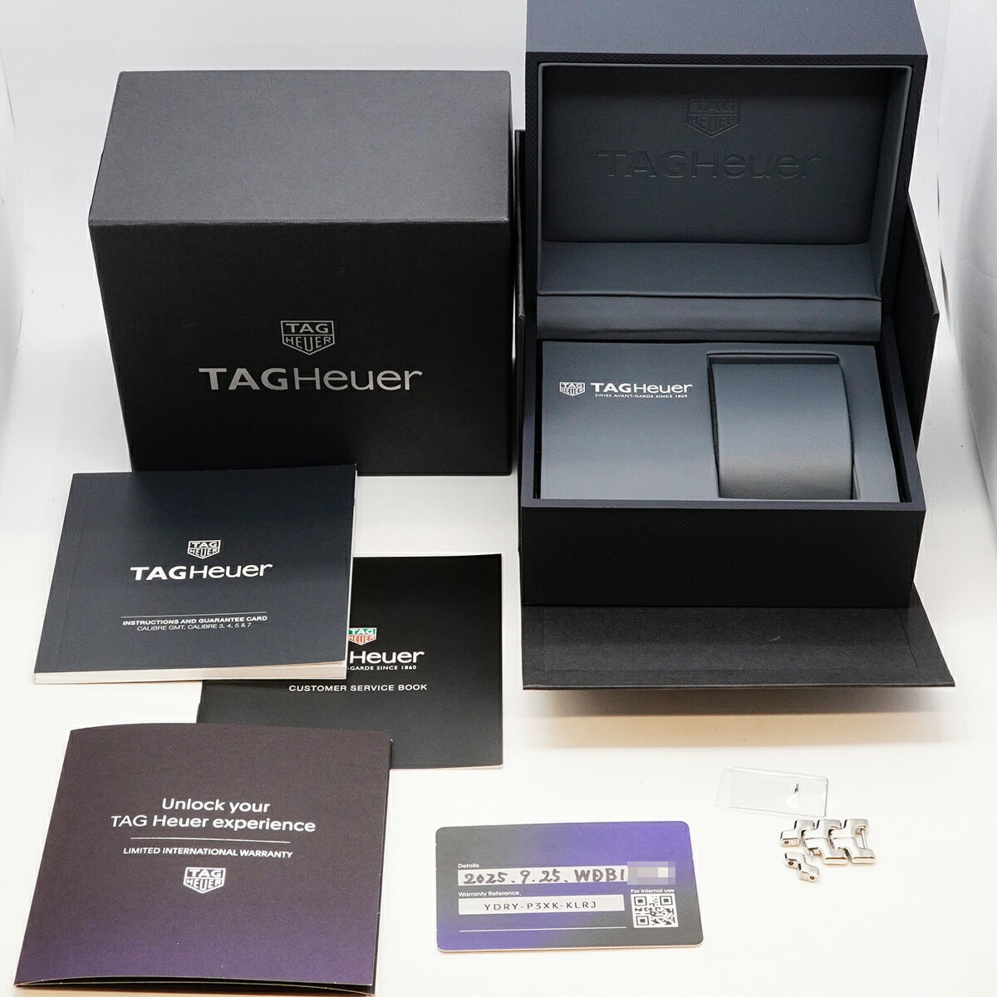 TAG Heuer Link Calibre 5 Date WBC2111 Silver Dial Men's Watch — Very Good