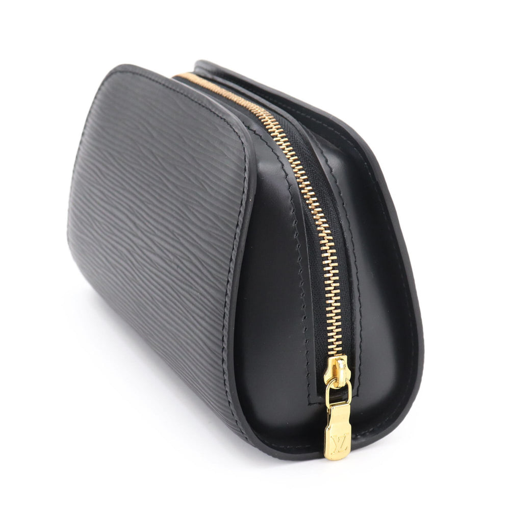Louis Vuitton Dauphine PM Handbag Pouch, Epi Leather, Noir (M48442), Gold Hardware — New - Store Return
