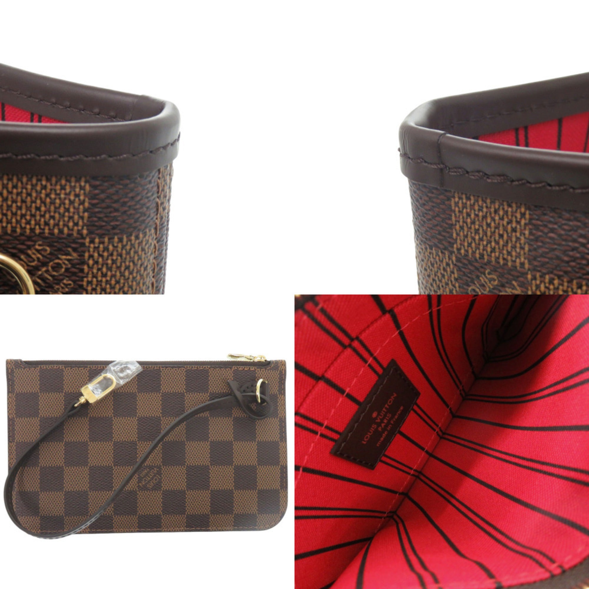 Like new Louis Vuitton Neverfull PM Damier N40600 Tote Bag LV 0399 LOUIS VUITTON — Like New
