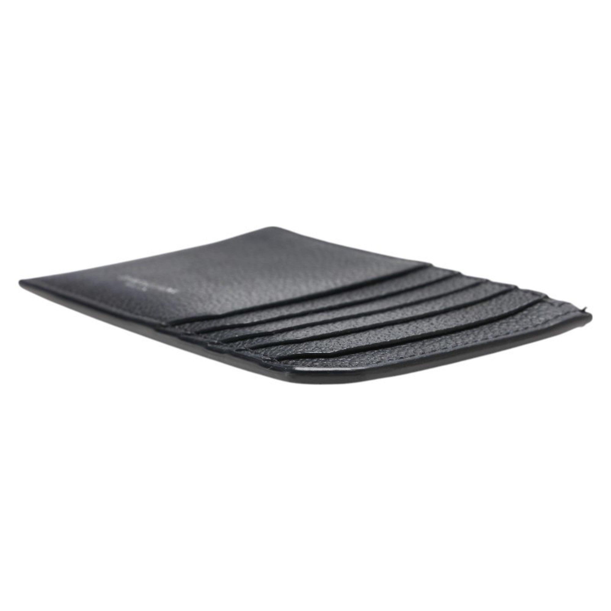 Saint Laurent coin case, pass fragment case 458583, black leather, men's, SAINT LAURENT