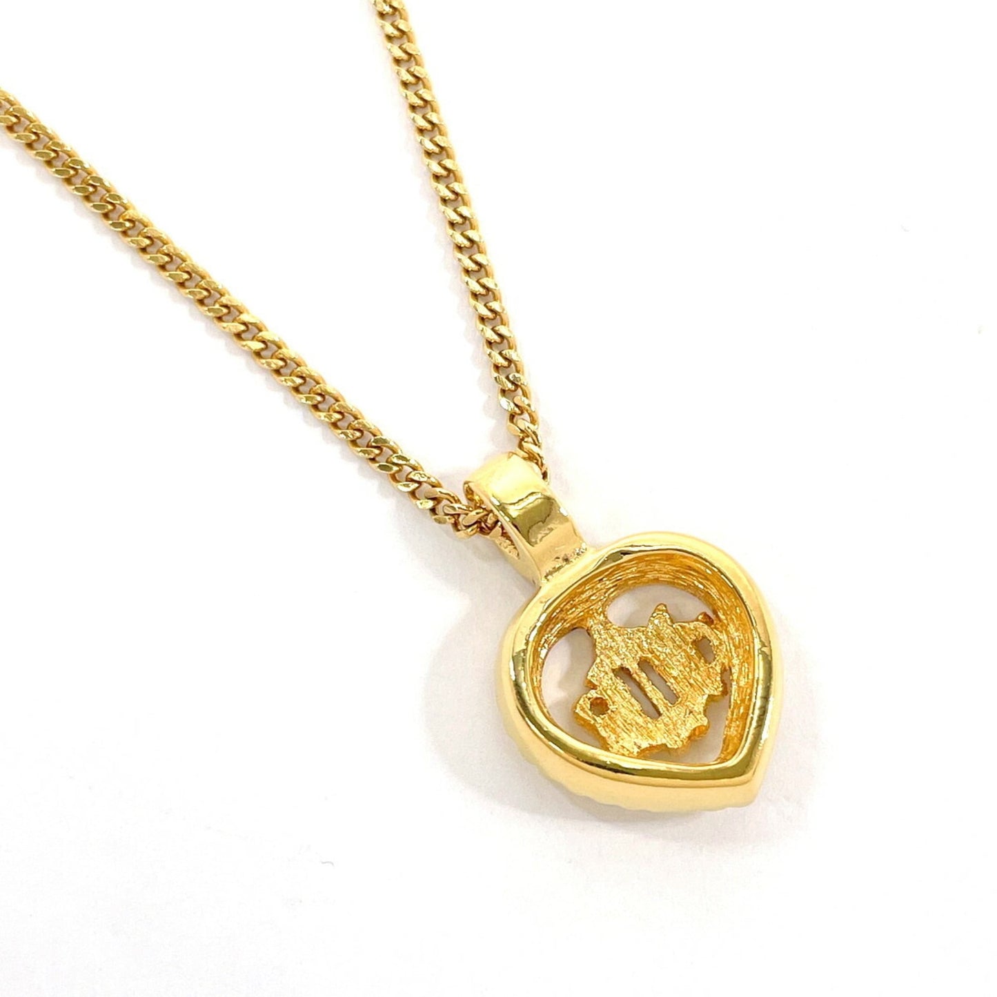 Christian Dior Heart Necklace in Gold for Women