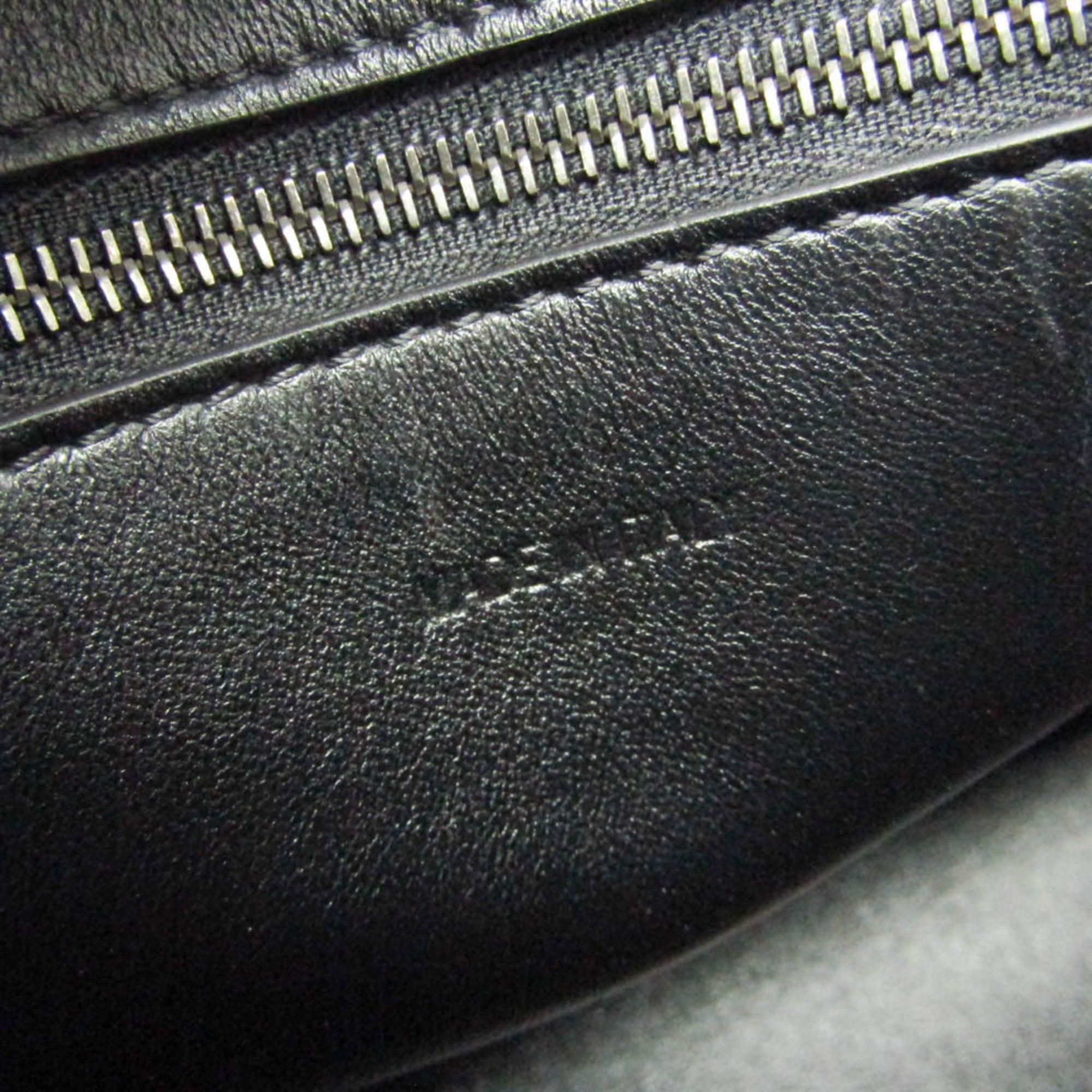 Balenciaga Downtown Medium 671354 Men,Women Leather Shoulder Bag Black — Like New