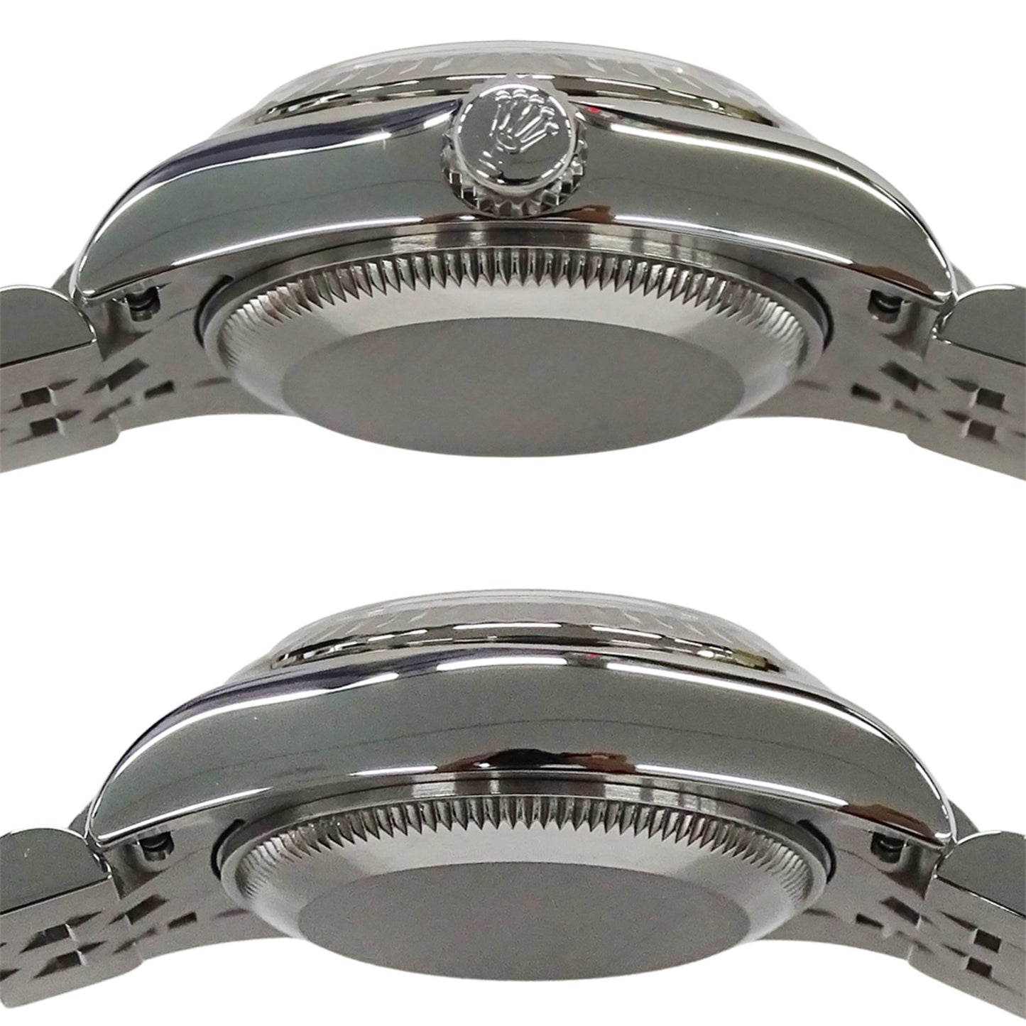 Rolex ROLEX Datejust 179174 Random Number Wristwatch Ladies Brand Automatic AT Stainless Steel SS White Gold WG Silver Black Roman Polished