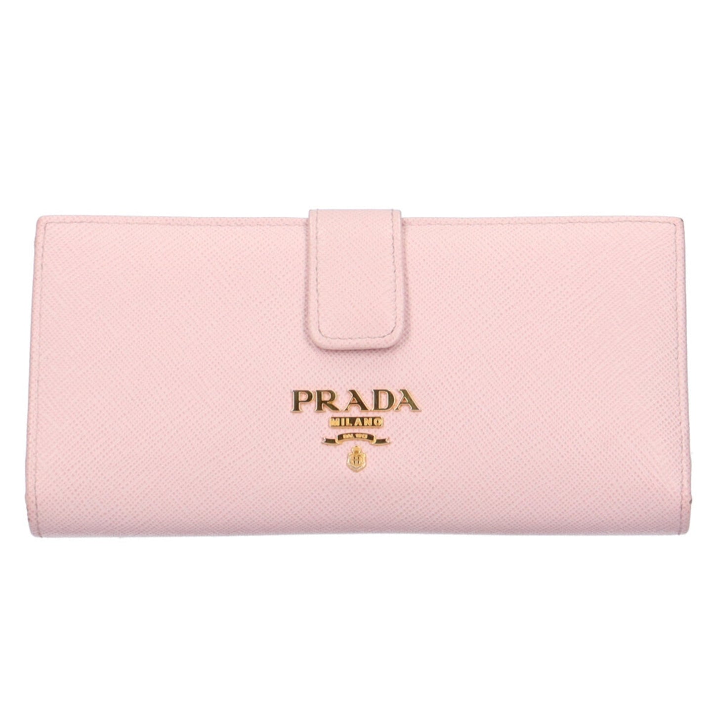 Pre-owned Prada Saffiano Leather Long Wallet for Women