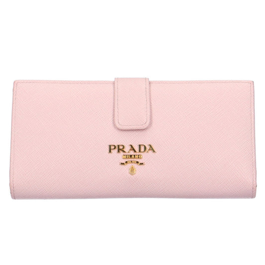 Pre-owned Prada Saffiano Leather Long Wallet for Women