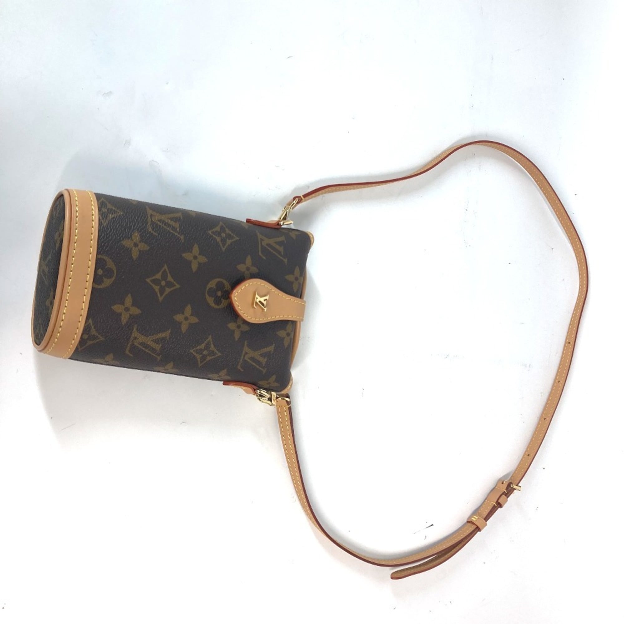 LOUIS VUITTON M80874 Monogram Fold Me Pouch Shoulder Bag Canvas Women's Brown E-241004-4 — Like New