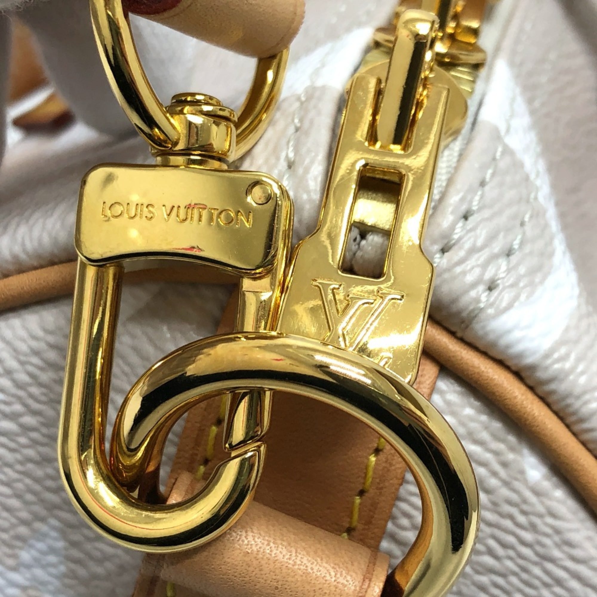 LOUIS VUITTON M45722 Monogram Giant Gradient Speedy Bandouliere 25 2-Way Mini Boston Bag/Shoulder Bag in Canvas, Women's, Blue Pink — Like New