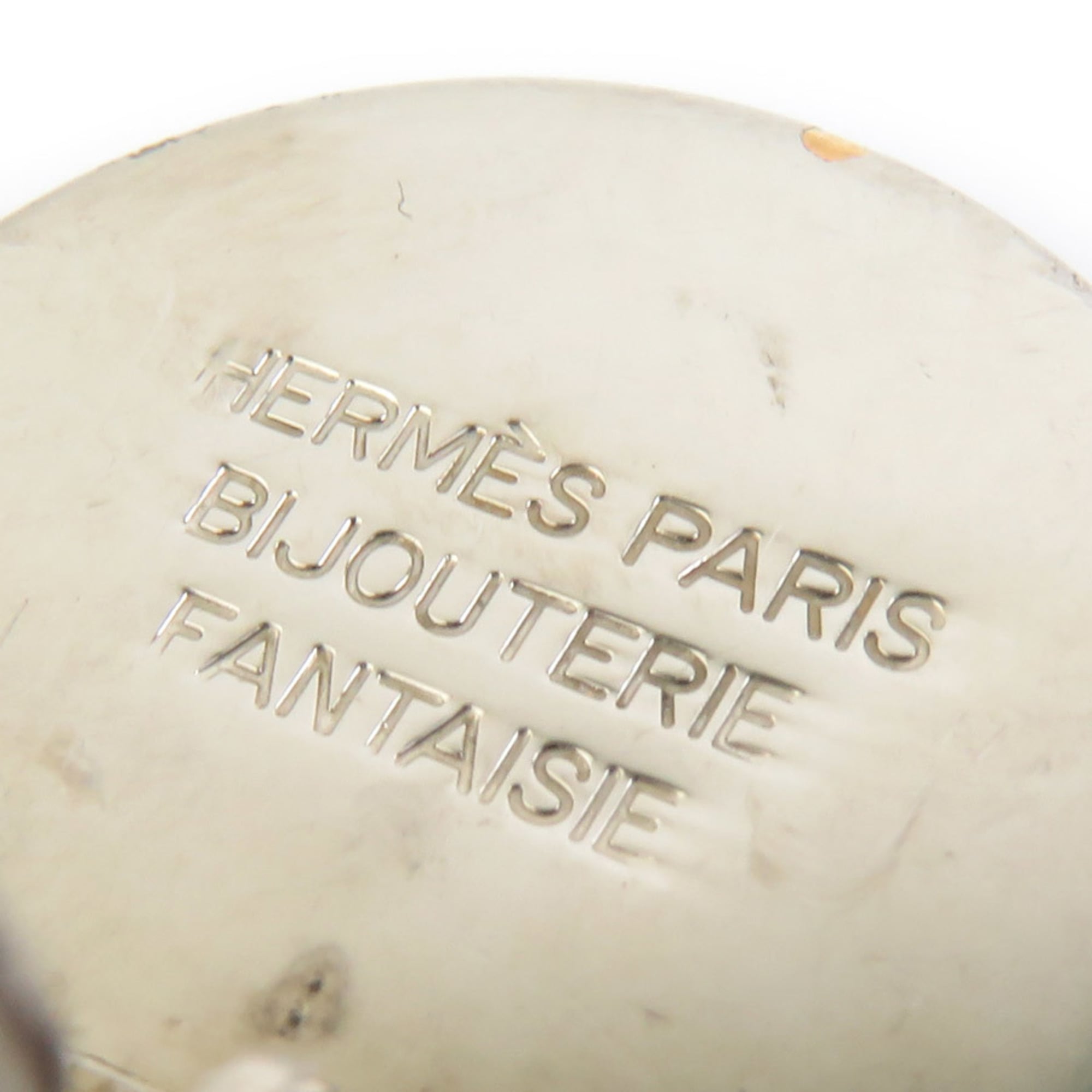 Hermes Hermès Serie Metal Silver Earrings for Women, Free Shipping, e61531a