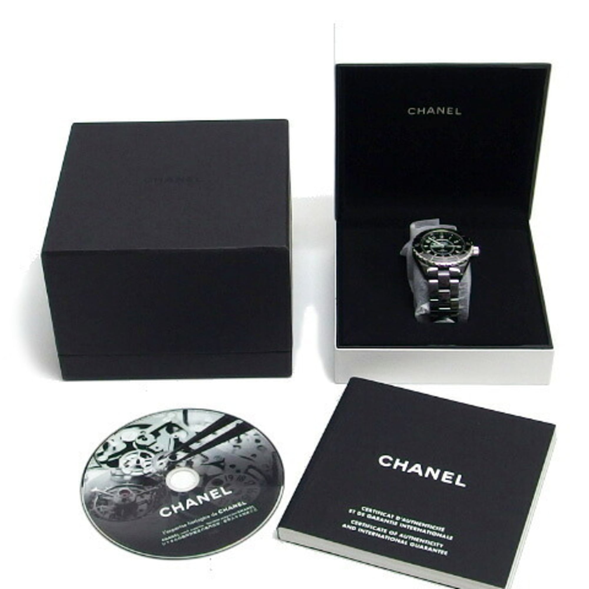 Chanel J12 H0685 Black Ceramic 38mm Men's Watch — Very Good