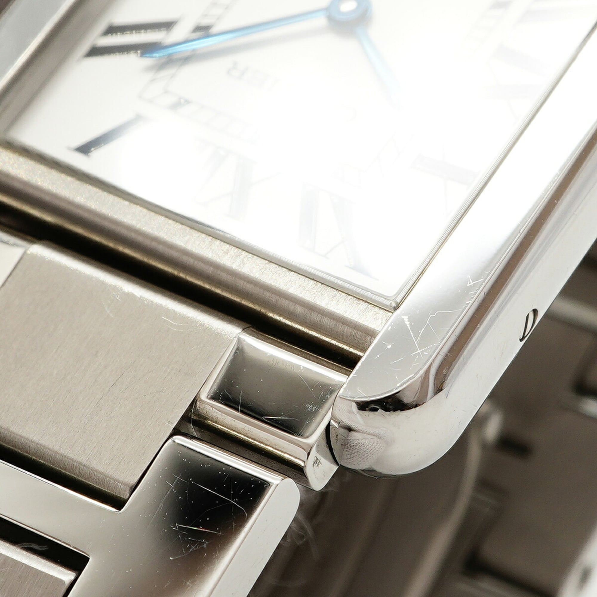 Cartier Tank Solo LM W5200014 Silver Dial Watch (Men's & Women's) — Good