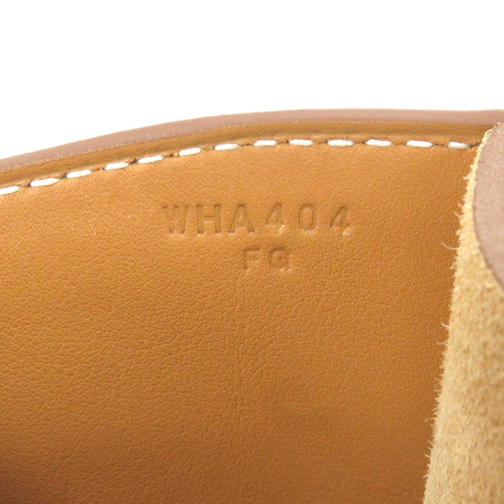 HERMES Sac à Dépêches 21 Togo Leather Shoulder Bag, Natural Sable, W Stamp, with Dust Made in France, Men's — Like New