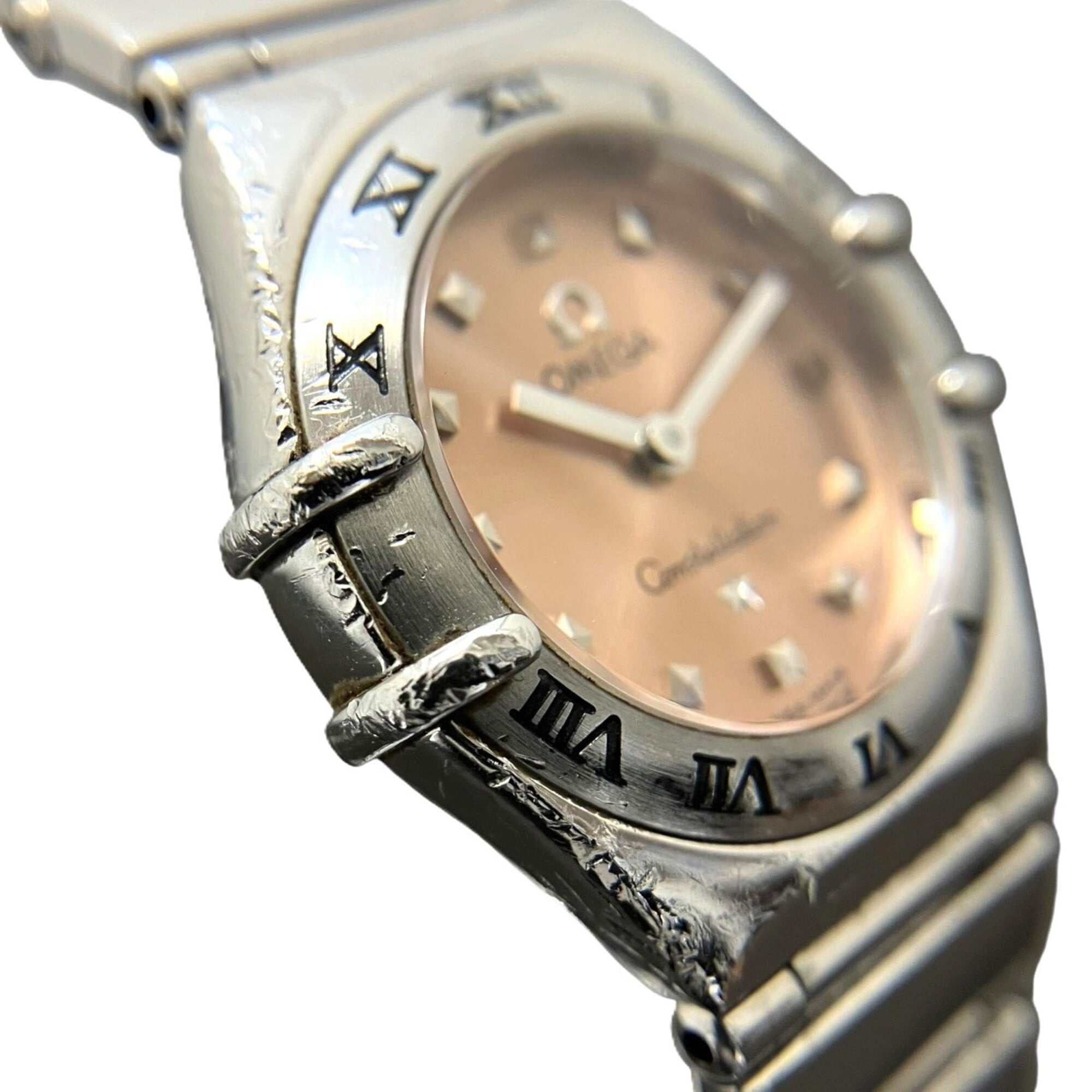 Omega My Choice Mini Constellation Watch, Total Weight 43g, Stainless Steel, Quartz Movement, Copper Dial, 1561.61 — Good