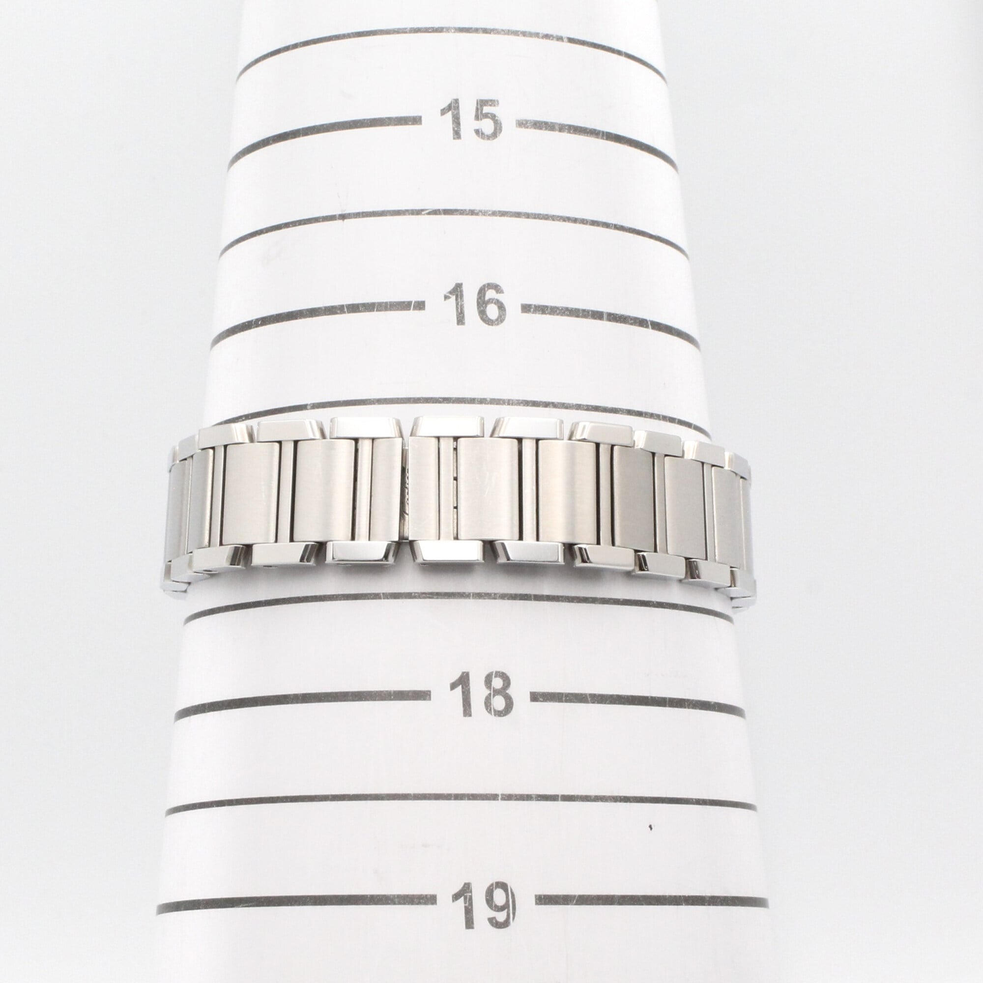 Cartier Tank Française SM Watch, Stainless Steel, Ladies, Pink/Pink Shell, W51028Q3 — Very Good