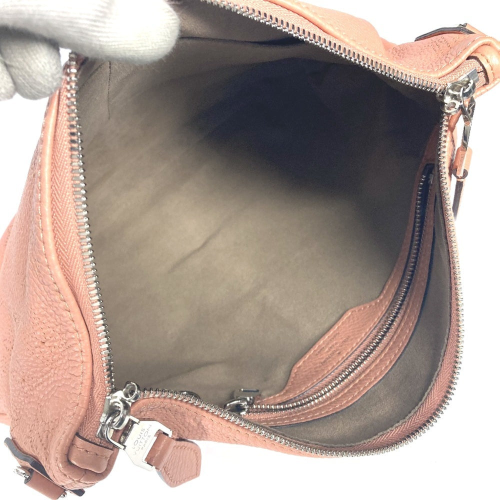 LOUIS VUITTON M94276 Monogram Mahina Selene PM Tote Bag Handbag Shoulder Leather Women's Rose Pink G-241125-24 — Like New