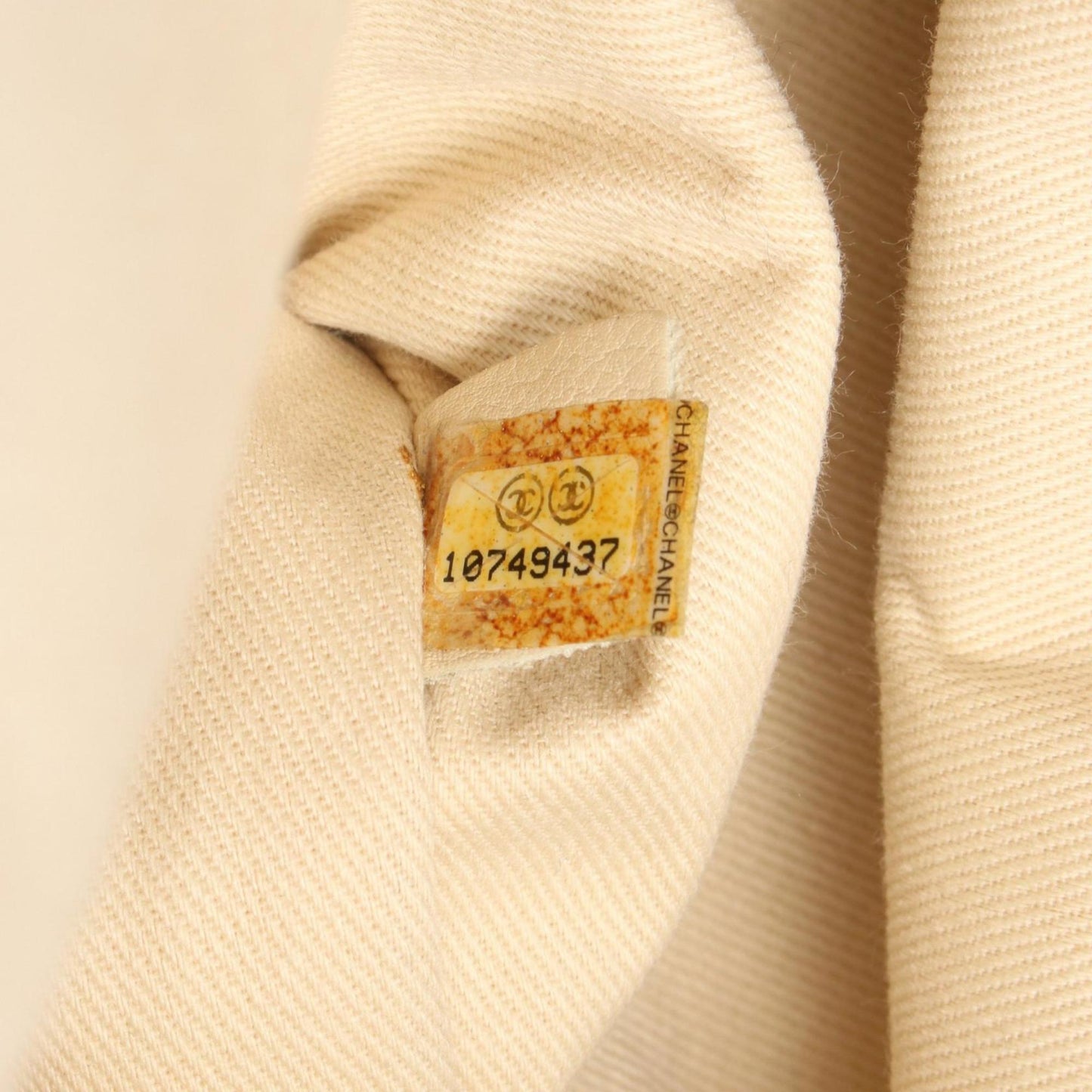 Chanel Night Flight Tote Bag, Denim, Women's, Navy, Multicolor, A31932