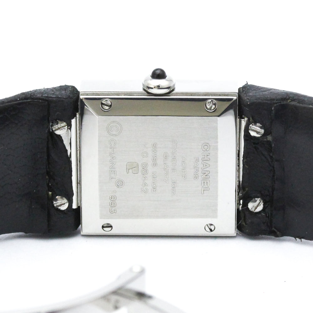 CHANEL Matelasse Stainless Steel Quartz Ladies Watch Polished — Very Good