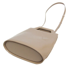 Salvatore Ferragamo Gancini DH-21 3483 Women's Leather Handbag,Shoulder Bag Pink Beige — Like New