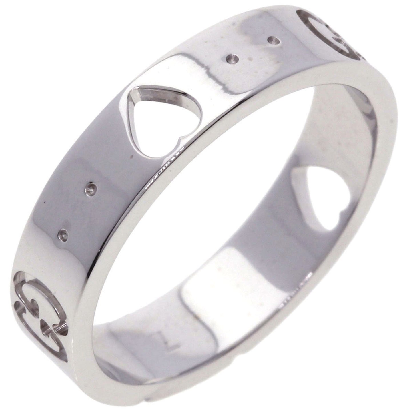 Gucci Icon Amor #7 Ring in 18K White Gold for Women