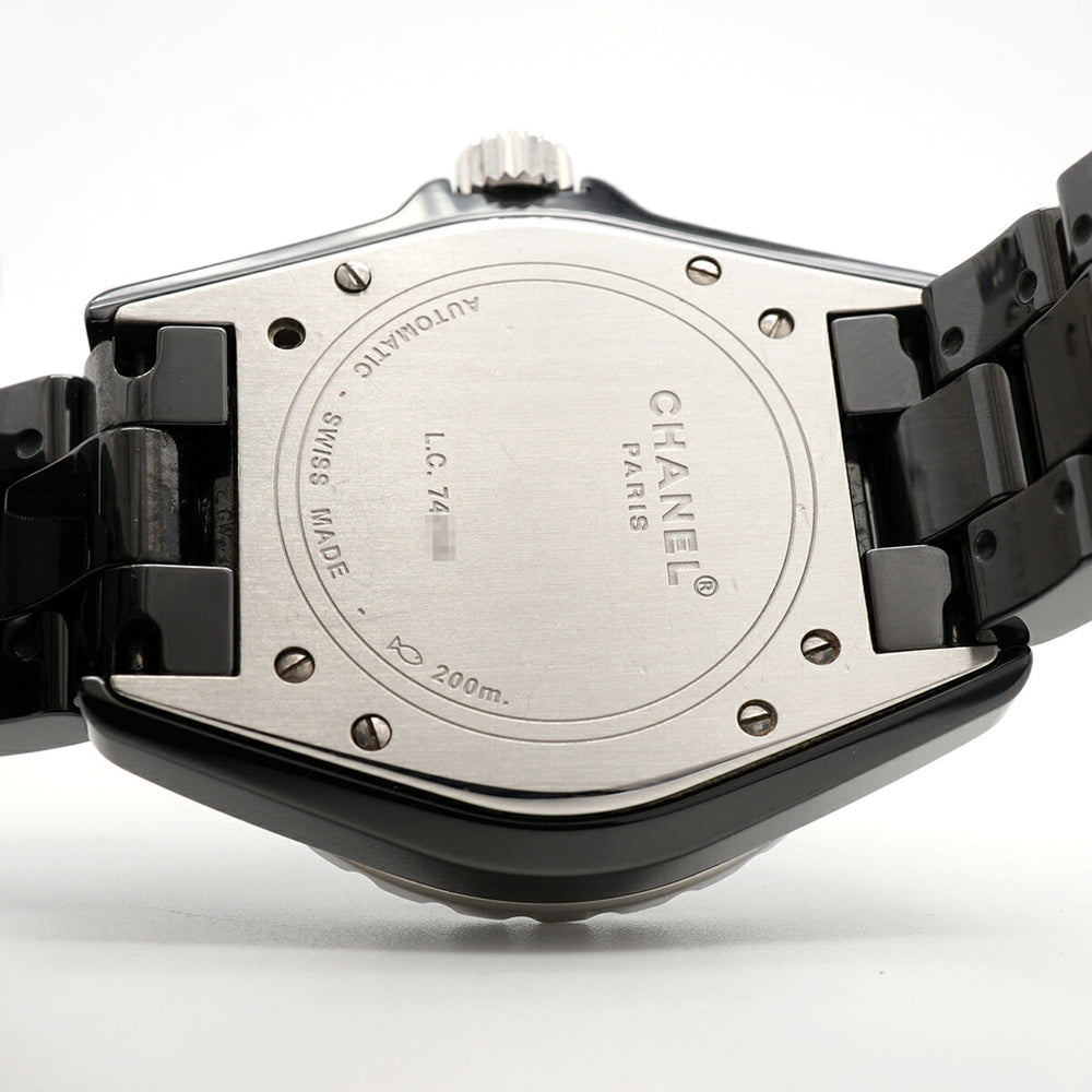 Chanel J12 Diamond H1626 Black Dial Men's Watch — Good