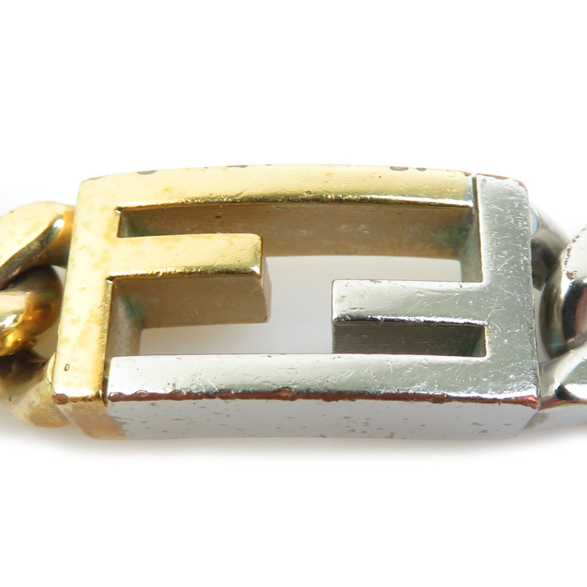 Fendi FENDI Bracelet Metal Gold and Silver Unisex r10969a