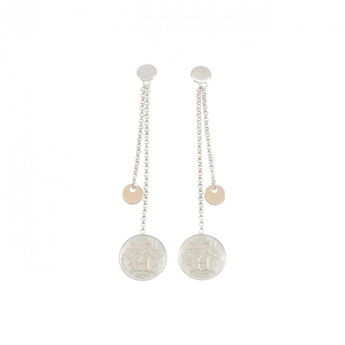 Hermes Ex-Libris PM Earrings — Like New