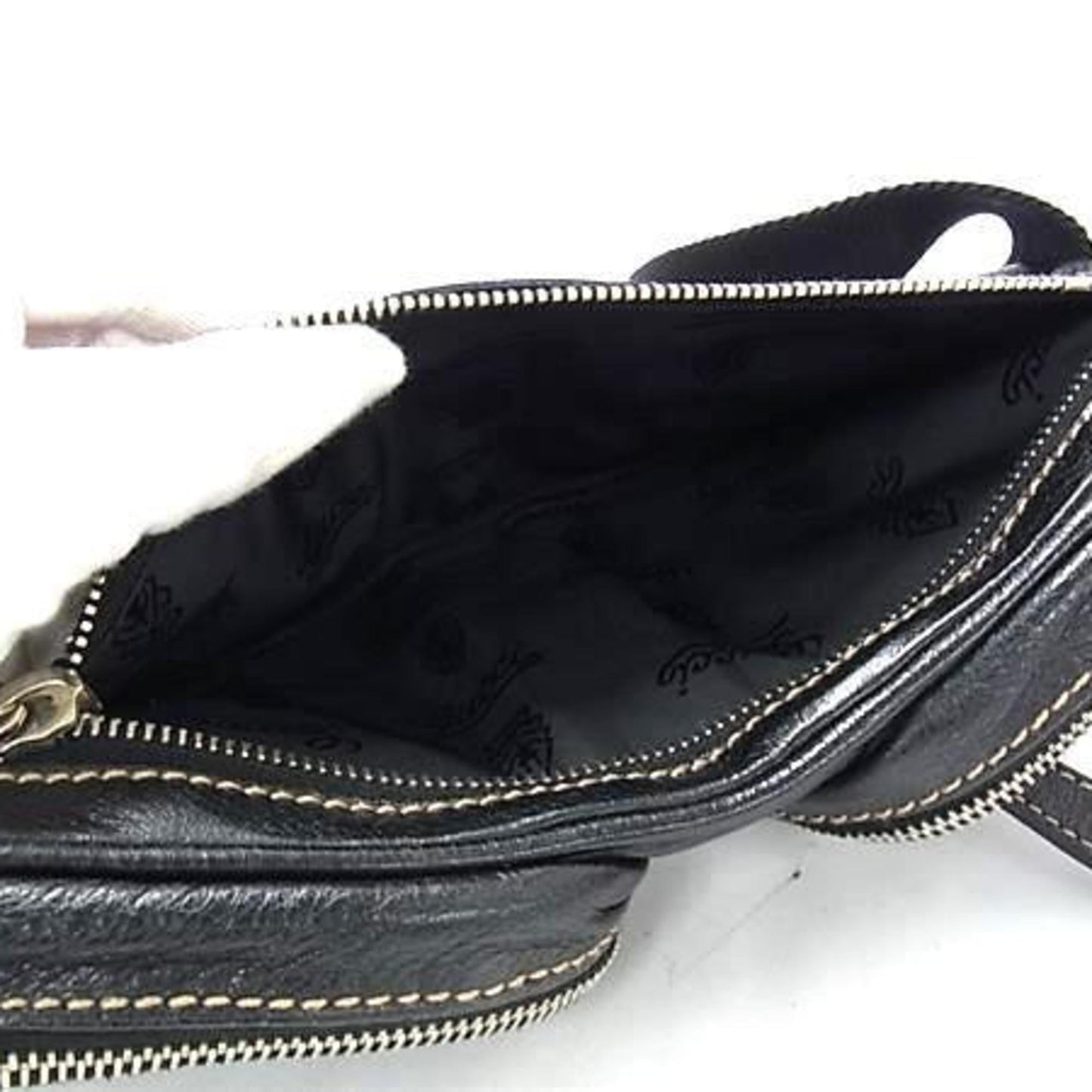 GUCCI Gucci Body Bag 201846 Black Leather Men's Women's