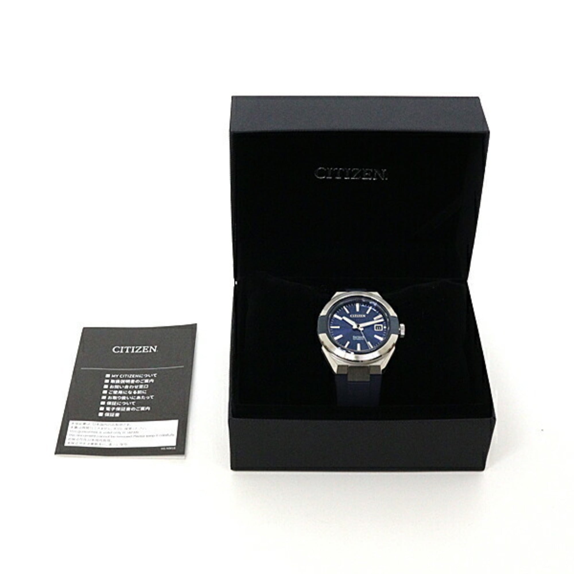 CITIZEN Men's Watch Series 8 NA1005-17L Blue Dial Automatic Unused — New - Store Return