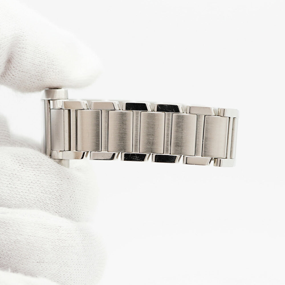 Cartier Tank Française SM Diamond WE110006 Silver Dial Women's Watch — Good