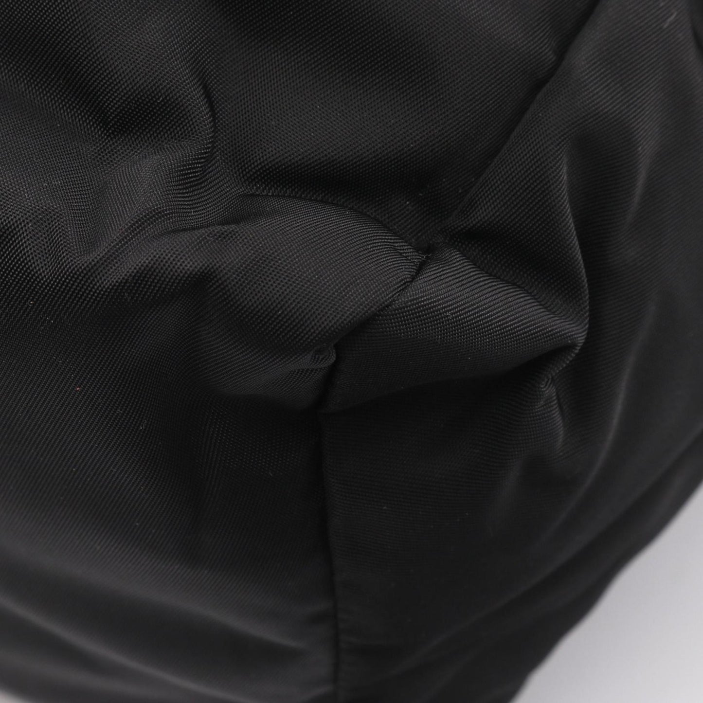 Bottega Veneta men's nylon clutch bag in black