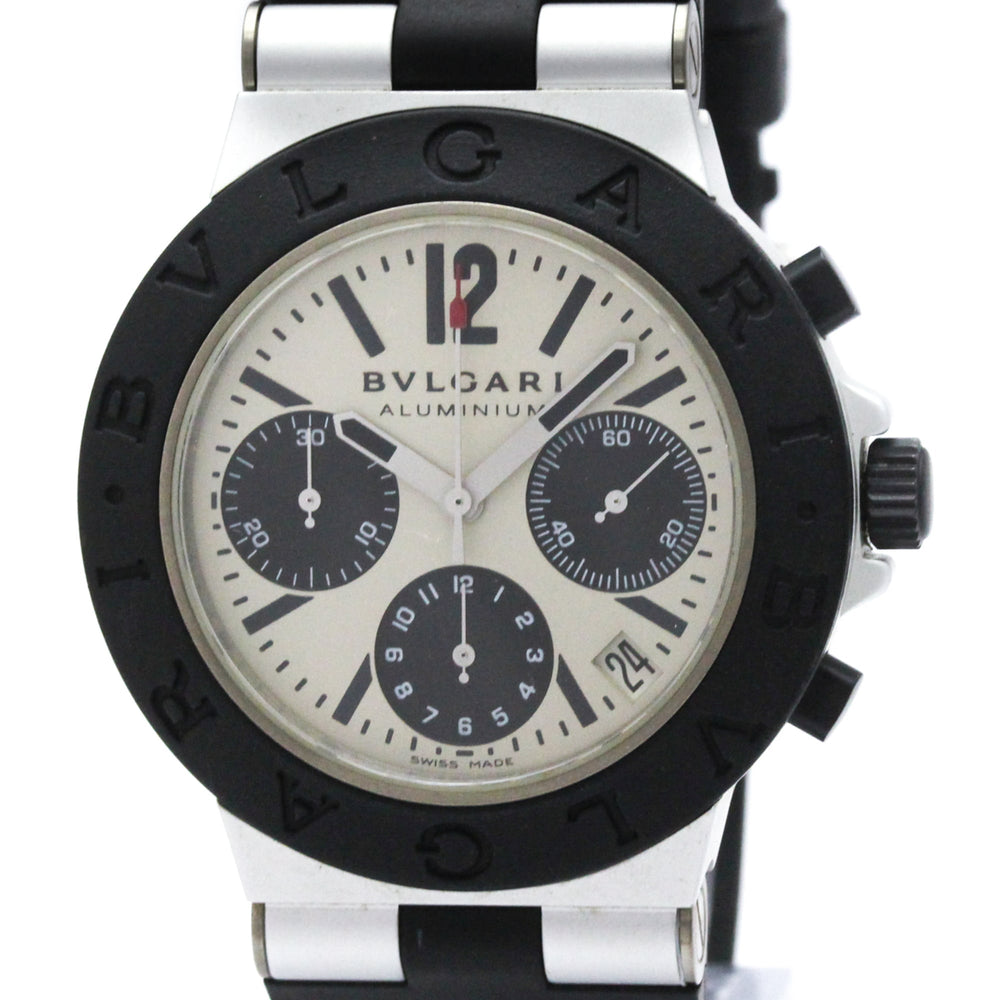 BVLGARI Aluminium Chronograph Automatic Mens Watch AC38TA — Very Good