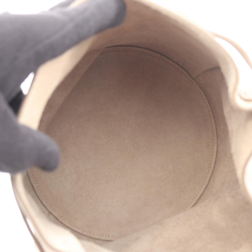 Celine Big Bag Bucket Handbag Leather Women's Beige