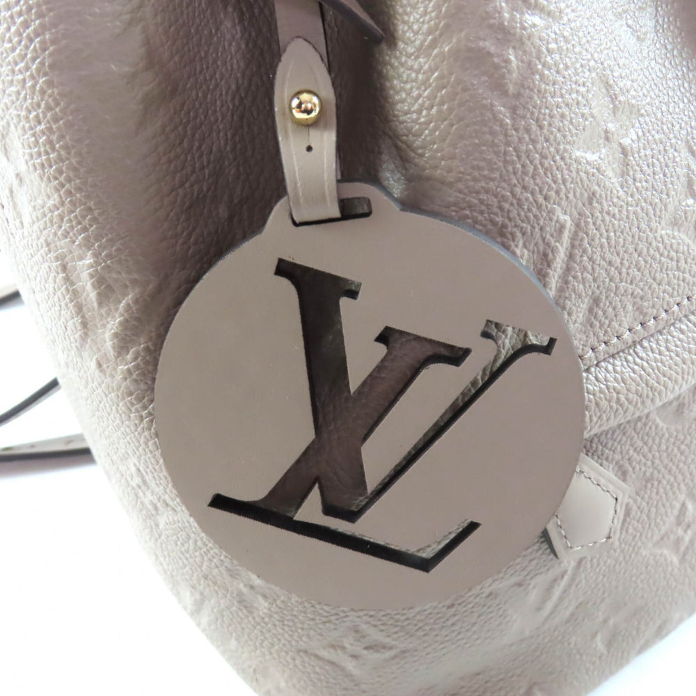 LOUIS VUITTON M45410 Montsouris PM Tourterelle Monogram Empreinte Backpack, Rucksack/Daypack, with Dust Bag, Made in Spain, Women's — Like New