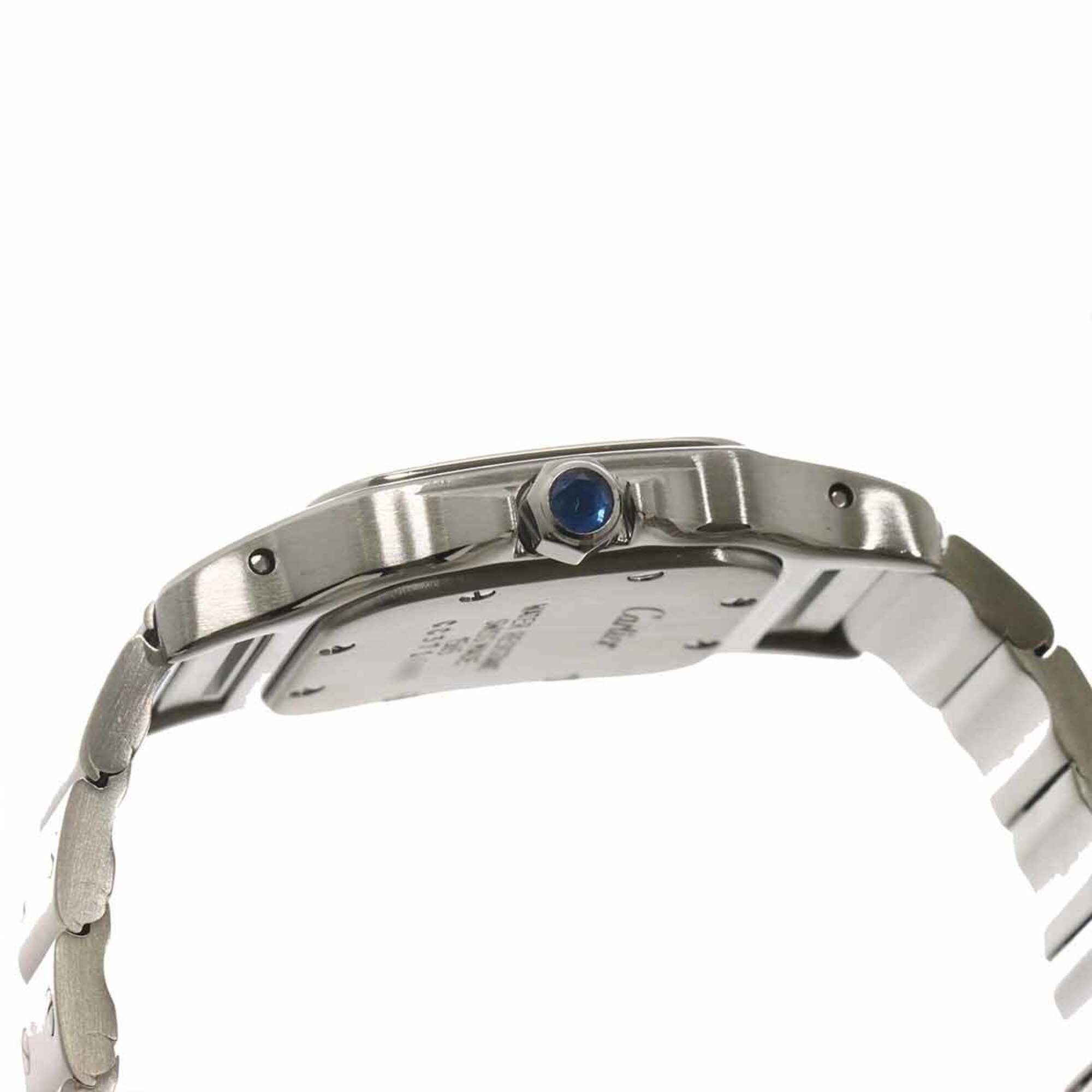 Cartier Santos Galbee SM W20024D6 Women's Watch, Ivory, Quartz Watch — Like New