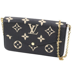 Louis Vuitton Pochette Felicie Monogram Empreinte Leather Shoulder Bag M82479 Women's Clutch LOUIS VUITTON KM3025 — Like New