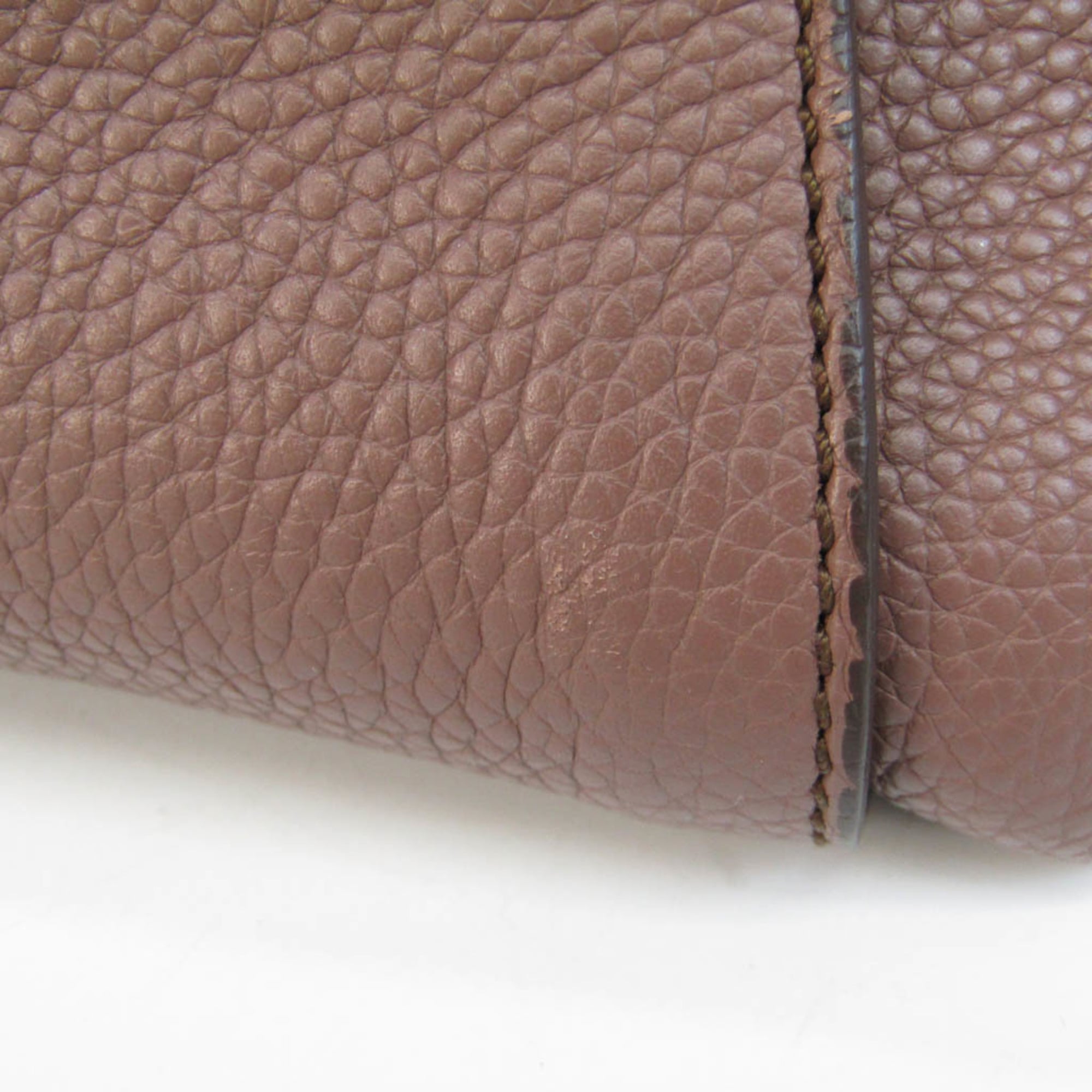 Salvatore Ferragamo Sophia DH-21 F606 Women's Leather Handbag,Shoulder Bag Cocoa